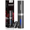 ZOYIDOUX cavatappi elettrico professionale automatico, ABS + PC + Punte a spirale in lega, One Touch, Apribottiglie per feste, appuntamenti e amanti del vino