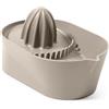 BLIMPLUS Blim Plus - Spremiagrumi Oblo' Moka Grey - Spremi e Filtra Succo Facile Veloce - Made in Italy