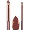 Real Techniques Make Up Saver Sponge + Brush Trio Pennelli Make Up Multifunzione per il Viso Cofanetto