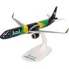 Herpa modello di aereo Azul Brazilian Airlines Airbus A321neo "Brazilian Flag livery" in scala 1:200 - Snap-Fit, modello di aereo, pezzo da collezione, min, statuetta con supporto in plastica