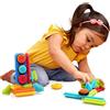 Battat Bristle Blocks Scatola base del costruttore con ruote
