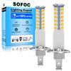 SOFOC H1 Bulb LED Headlight P14.5S Bianco Caldo 2W 6V 12V 24V 6-30V AC/DC Pronto Canbus per Fendinebbia/Abbaglianti/Anabbaglianti & DRL 2Pz