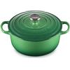 Le Creuset Cocotte rotonda Evolution in ghisa vetrificata con Coperchio, diameter 20 cm, Bamboo, 21177204082430