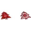 Ad Trend Vassoio in Melamina Decoro Albero di Natale Ass. 28 x 35,5 x 1,5 Cm Rosso 1 Pz