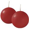 Cereria Di Giorgio Candele Sfera Ø 6 cm (6 pz) - Rosso