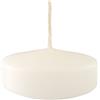 Cereria Di Giorgio Candele Galleggianti Ø 7 cm H. 1,5 cm (12 pz) - Bianco