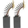 Trade-Shop 2 spazzole di carbone motore 5 x 11 x 17/19 mm per sega Makita JR3030T JR3050T JR3060T JR3070T JR3030 JN3201 JS3201 JR3050TBP JR3070CT JR30707070 0CTPB
