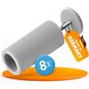 MEISTERBAU - Stopper per tapparelle 40 mm [8 pezzi] - Fermaporta durevole grigio in plastica [Made in Germany] - Resistente alle intemperie con viti - Per tapparelle esterne