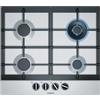 Siemens EC6A5HB90D iQ500 - Piano cottura a gas, 4 elementi riscaldanti, 58,2 cm, in acciaio INOX