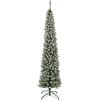 Everlands Albero di Natale Innevato Pencil Pine 240 cm - 742 Rami