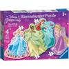 RAVENSBURGER S.R.L. PRINCESS 03082 SET 4 PUZZLE 10/12/14/16PZ