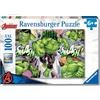 RAVENSBURGER S.R.L. Ravensburger Puzzle XXL Marvel Hulk 100 Pezzi - 36x49 cm, 6 Anni in Su