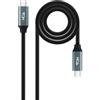 VoltShine Cavo USB 3.2 GEN2x2 100W 4K/60Hz USB-C M/M 1M - Connessione rapida e ricarica di dispositivi, ideale per trasferimento dati e video