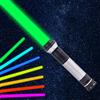 AYESY Lightsaber RGB a 7 Colori Modificabili,Laser Telescopiche Lightsaber Giocattolo,Manico Lunghezza Regolabile 41-80 cm,Soundfont di Battaglia di Film Simulati,per Halloween Natale Cosplay