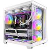 ANTEC C5 ARGB WHITE CABINET VENTOLE ARGB PWM DA 7 x 120 mm INCLUSE, FINO A 10 VE