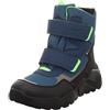 Superfit ROCKET warm gefütterte Gore-Tex - Stivali da neve, Blau/Hellgrün 8010,