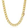 PROSTEEL Collana Uomo Donna Catena Cubana Barbazzale Grossa Grande 9mm, Lunghezze 60 cm, Acciaio Inossidabile Placcato Oro 18K, Oro, Hip Hop Rap Rapper, con Confezione Regalo