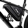 Lixada Borsa triangolare per bicicletta, impermeabile, borsa triangolare riflettente, con chiusura lampo su entrambi i lati, borsa a triangolo ideale per serratura della bicicletta, attrezzi