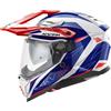 Kappa Casco Moto Cross Kappa KV33 WIZARD Bianco Blu Rosso