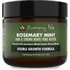 Sunny Isle Burro di rosmarino e menta per capelli e radici forti, 2 once, infuso con biotina, olio di ricino nero giamaicano per rafforzare, nutrire, per cuoio capelluto secco, doppie punte