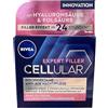Beiersdorf NIVEA Hyaluron Cellular Filler Anti-Age Night Cream (50 ml), rigenerante per la cura del viso con estratto di magnolia, idratante anti rughe riduce le rughe durante la notte