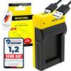 PATONA Slim Caricabatterie fotocamera USB-C Sony NP-BX1 BX1 | Mini caricabatterie da viaggio (34g) per CyberShot DSC RX1 RX100 I-VII HX50 HX60 HX80 HX90 WX300 WX500