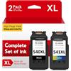 ATOPINK Cartucce 540 541 XL, PG-540XL CL-541XL Sostituzione per Cartucce Canon 540 541, PG-540 CL-541 Multipack Nero e Colore, per Pixma TS5150, TS5151, MX475, MG3650s, MG3550, MG4250, MG3600, MG3650
