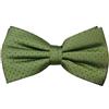 TigerTie ohne Markenname papillon di seta - verde blu a pois