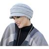 MASUMI Chemo Headwear | Cappello invernale da donna | Cappelli contro il cancro | Cappelli da donna | Perdita di capelli | Alopecia | Rivestimenti per capelli - Michelle, Grigio, taglia unica