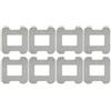 LemonRunRun 8 panni di ricambio W2 compatibili con robot lavavetri ECOVACS Winbot W2 PRO/W2 PRO Omni/W2 Omni/W2/W1 Pro/W1, panni lavabili