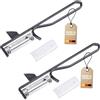 Westmark Pelapatate Black Edition, 2 Pezzi, Pelapatate ergonomico in acciaio con lama in acciaio inossidabile, Pelapatate universale per frutta e verdura, Antracite