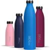 720°DGREE Borraccia termica 750 ml milkyBottle - Senza BPA, Prova di Perdite - Bottiglia acqua termiche in acciaio inox - Borracce perfetto per bevande calde, fredde, università, ufficio, all'aperto