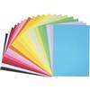 Carehabi - A4 da 80 g/m² 20 colori, 100 fogli di carta colorata per fotocopiatrici, fai da te, decorazione artigianale