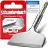 SCHWABENBACH® Scalpello Piatto SDS Plus 75 x 165mm - Ideale per Rimuovere Intonaco e Piastrelle - Punta Extra Temprata - Per Demolizione Muratura con Martello Perforatore (Non SDS Max)