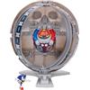 Jakks Pacific Sonic The Hedgehog Death Egg Playset, Personaggio Articolato 6 cm, Grande Stazione Spaziale, Alta 30 cm, Diventa un Playset da Battaglia, Bambini e Collezionisti