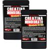 FlorioSport Creatina Monoidrato Micronizzata 200 Mesh in polvere 1000g (1 kg) 2x500g FlorioSport - Integratore Alimentare, Favorisce l'aumento della potenza muscolare e della forza.