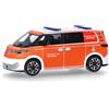 Herpa Modellino auto VW ID. Buzz Werkfeuerwehr Porsche, miniatura in scala 1:87, pezzo da collezione, Made in Germany, modello in plastica
