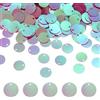 QUARKZMAN 1250 PZ Paillettes Piane Rotondo, 10mm/0.4 Pollici Grandi Paillettes per Artigianato Gradient AB Rosa Rosso Paillettes Sfumate con Fori Singoli per Artigianato Fai da Te Cucito