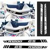 BLACK DOVES GRAPHICS 2 Adesivi riflettenti compatibili con Motorrad R 1200 GS Adventure Paramani (Nero)