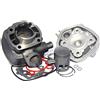 Easyboost Kit Gruppo Termico Cilindro 50 per Yamaha Aerox Ghisa Testa Pistone Segmenti Tipo Origine Nitro Mach-G Jog-R Minarelli orizzontale LC anteriore e dopo 2004