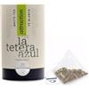 LATETERAZUL La Tetera Azul® | Tè Bianco Fruttato | Tè Bianco Cinese Pera & Mela | Tubo Regalo Tè Bianco Delicato & Aromi Frutta - 20 Piramidi (30 Gr)