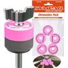 Cympad Rosa Chromatics Foam Cymbal Pad Set - Rondelle in schiuma a memoria di forma ad alta densità per migliorare il suono e la durata, adatte a tutti i supporti per piatti - 40/15mm