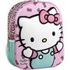 CERDÁ LIFE'S LITTLE MOMENTS Zaino per bambini 3D Hello Kitty-25.0x31.0x10.0 cm- Maniglie regolabili, comfort e vestibilità con spazio- Materiale resistente e facile da pulire