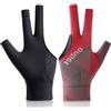 flintronic Guanti da Biliardo, Antiscivolo Guanti da Snooker, Traspiranti ad Asciugatura Rapida, Estensibile, Mano Sinistra, per Giochi di Biliardo/Snooker