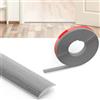 Flintronic Striscia di Soglia, 3CM*3M PVC Striscia di Transizione per Pavimenti, per Finiture di Moquette, Soglia di Transizione, per Pendenza di Soglia da 3mm(Legno Grigio)
