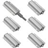 KLVGTIFS 6 Pezzi Push Pull per Ante, Apertura a Pressione Ante Chiusura, Push to Open Chiusura Magnetica, per Mobile Apertura Pressione Sistema con Riduzione del Rumore