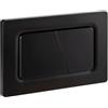 Empyreal Placca di controllo, pezzi di ricambio per cassetta di scarico, modelli precedenti Placca di controllo per Geberit Sigma01 UP320&300, Doppio scarico(Nero Opaco)