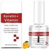 Soelegant Confezione da 2 oli di cheratina + vitamine C per unghie e cuticole, proteine di cheratina idratano e rafforzano la cura, Impove unghie screpolate e cuticole rigide, idratazione profonda per unghie e