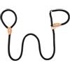 Glanzend Guinzaglio Retriever, robusto e resistente alle intemperie, per cani di tutte le taglie, guinzaglio per cani e collare veloci da applicare in uno, 150 cm, guinzaglio delicato sul pelo con arresto di