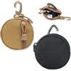 TYFGRT Mini Borsa Portaoggetti Rotonda da 2 Pezzi, Borsa per Snack per Cani, Borsa per Cuffie, Portamonete, Borsa Portaoggetti Multifunzionale, Borsa da Appendere All'Aperto